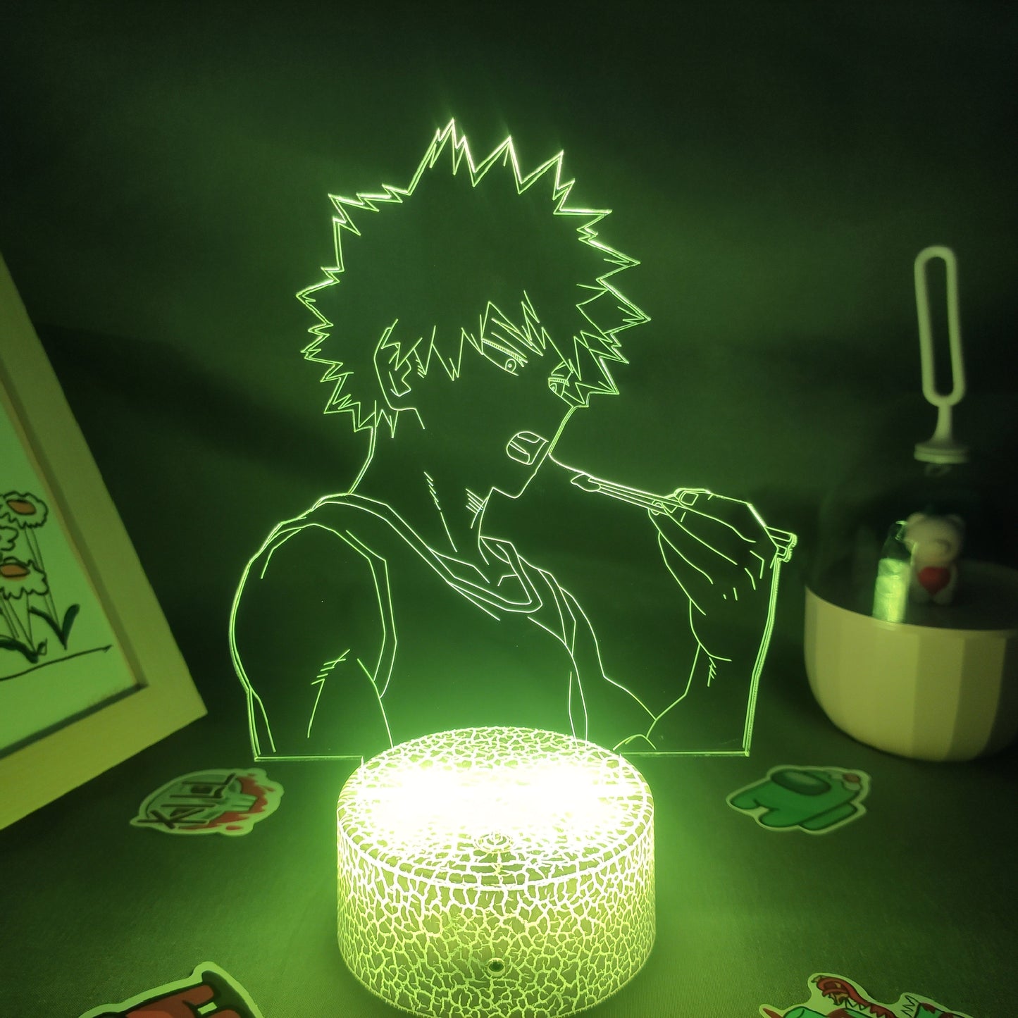 My Hero Academia Figure Katsuki Bakugo 3D Night Lights