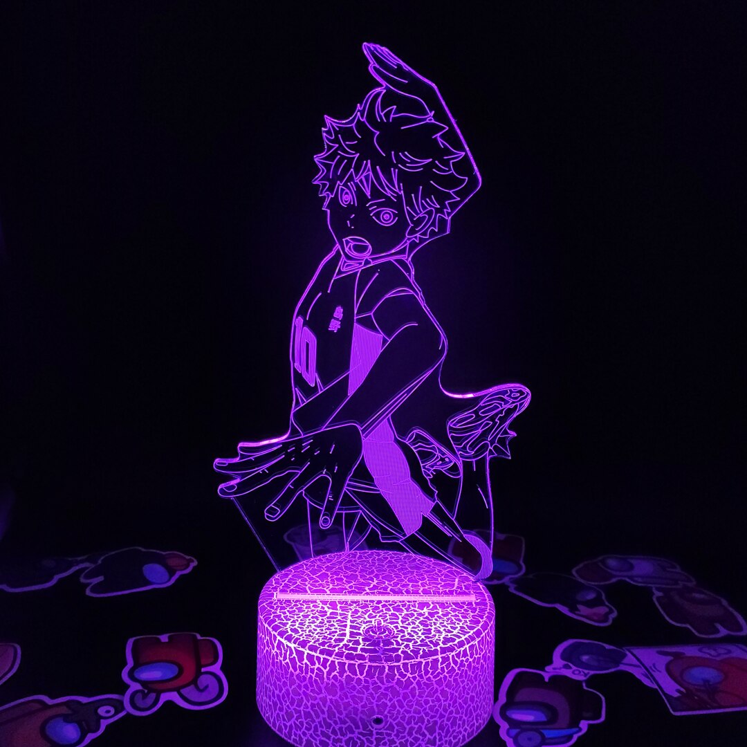 Haikyuu Hinata Shoyo 3D illusion Night light