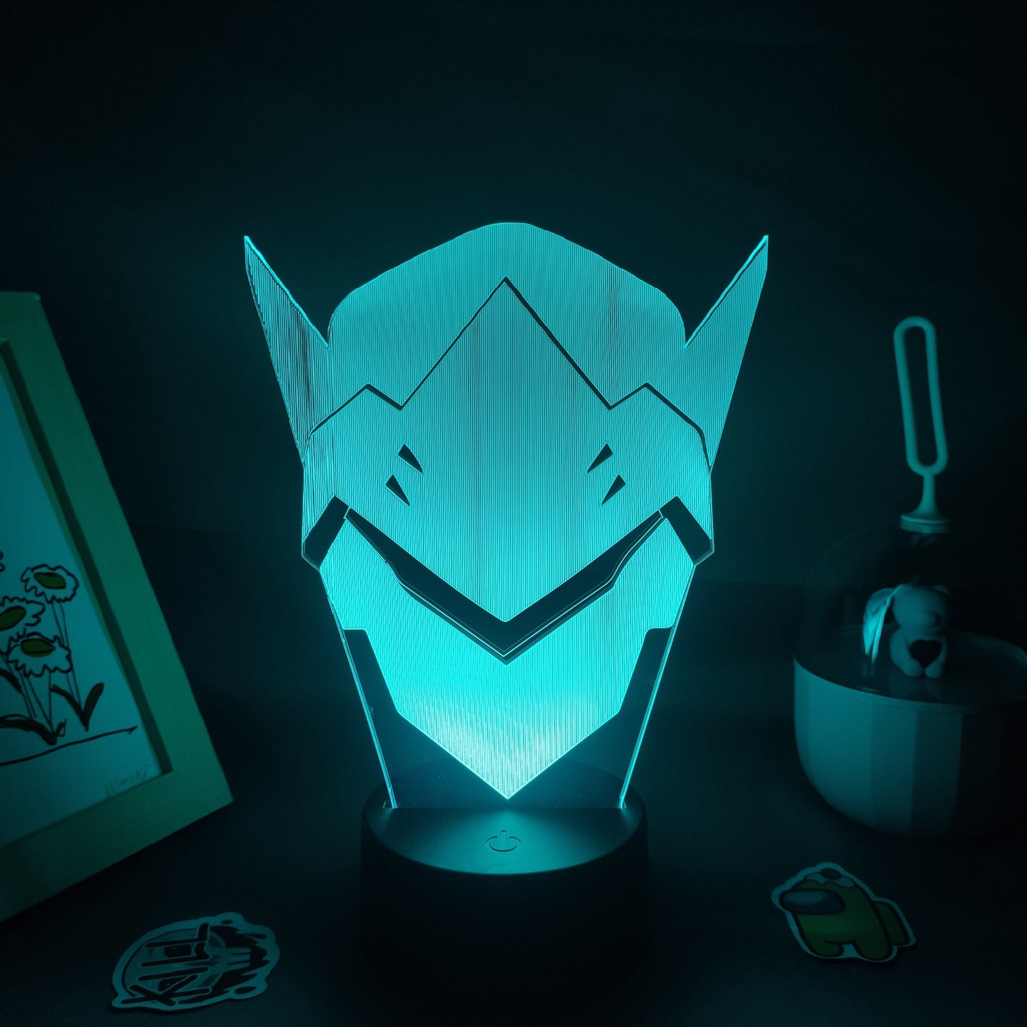 OW Game Figure Shimada Genji 3D Lamps