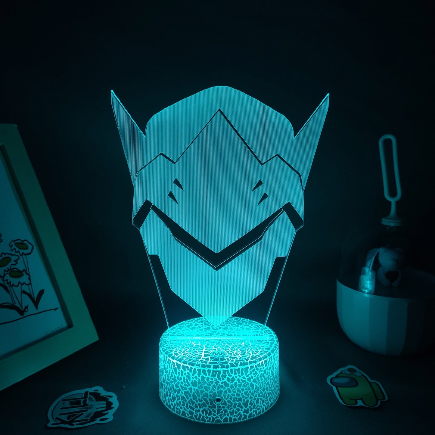 OW Game Figure Shimada Genji 3D Lamps