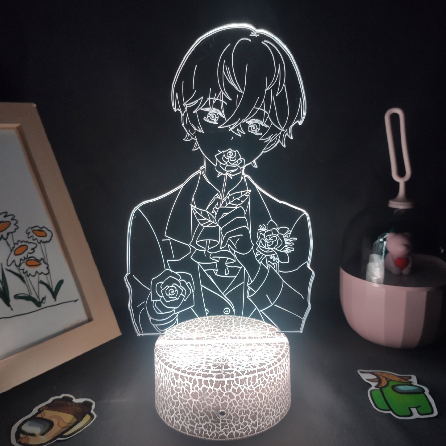 Mystic Messenger Game Figure Zenny 3D Led Lamps