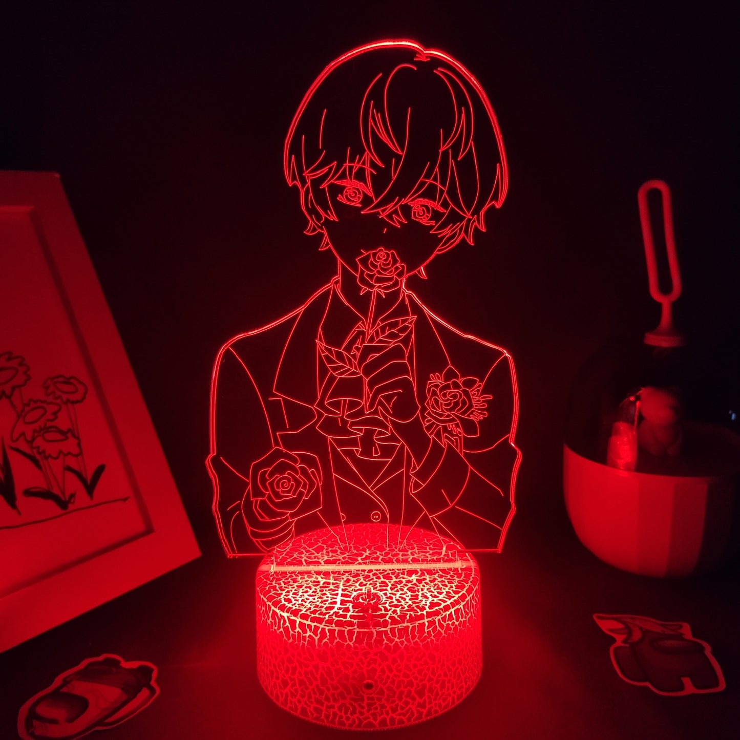 Mystic Messenger Game Figure Zenny 3D Led Lamps