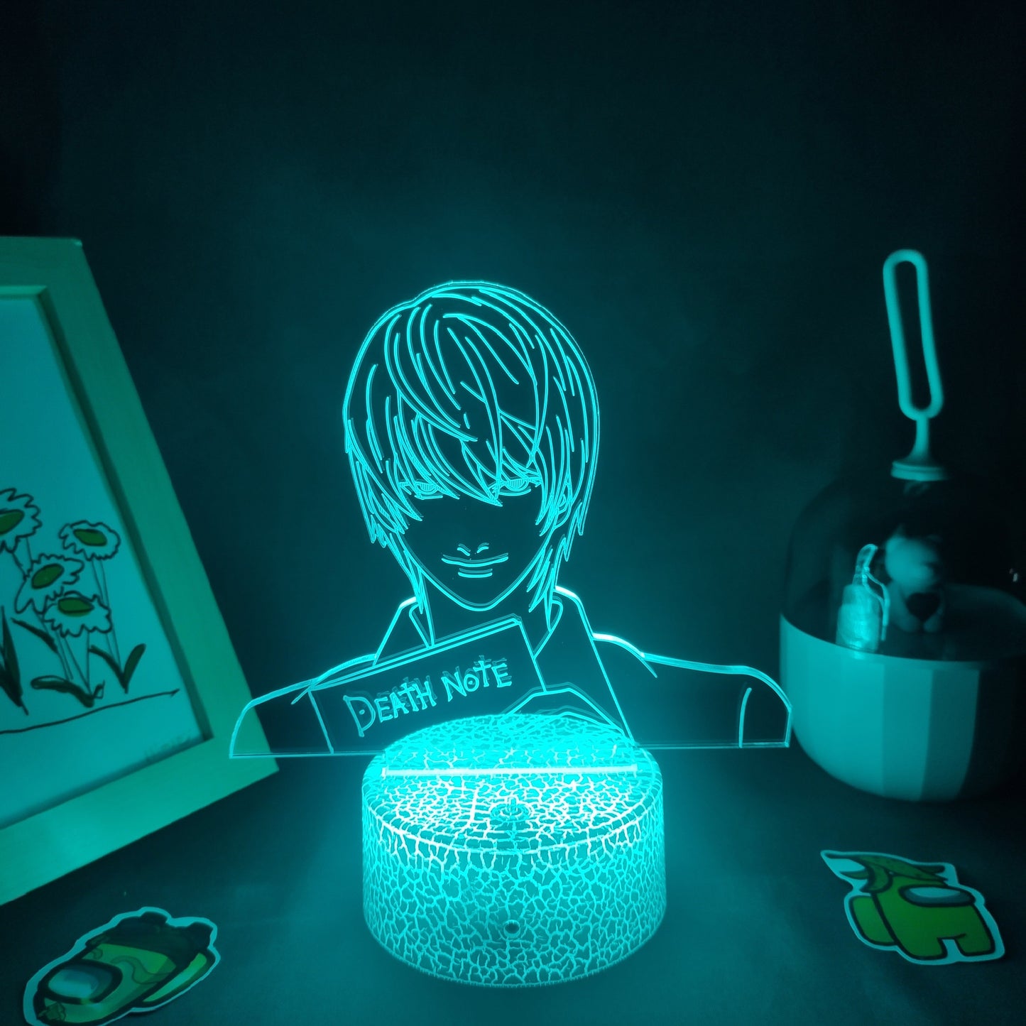 Death Note Yagami Light 3D Led Lamps Night Lights