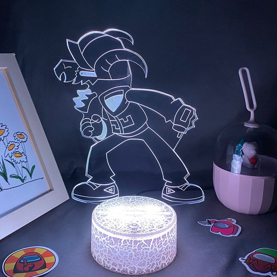 Game Friday Night Funkin Figure Tabi 3D Lamp