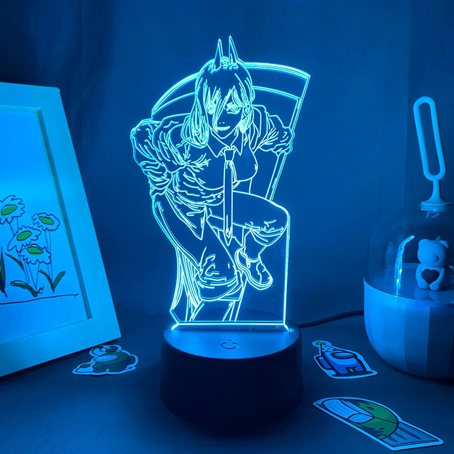 Chainsaw Man Figure Power Lava Lamp