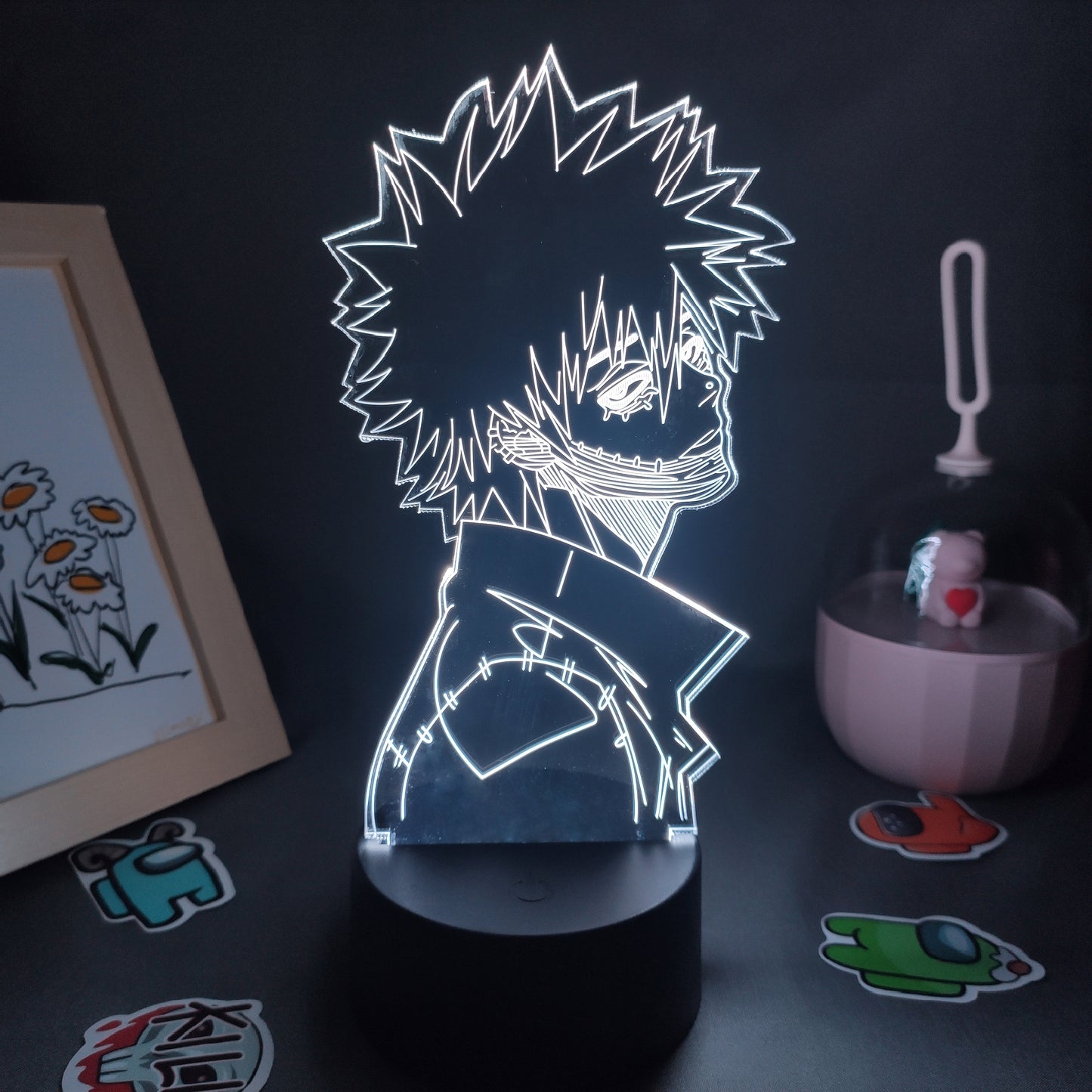 Figure Dabi My Hero 3D Led Night Lights