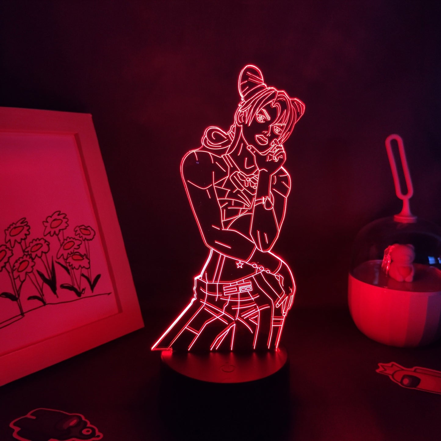 JoJo Bizarre Adventure Figure Jolyne Cujoh 3D Led Lamps