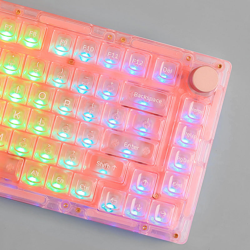 MonsGeek Ice75 Transparent Mechanical Keyboard