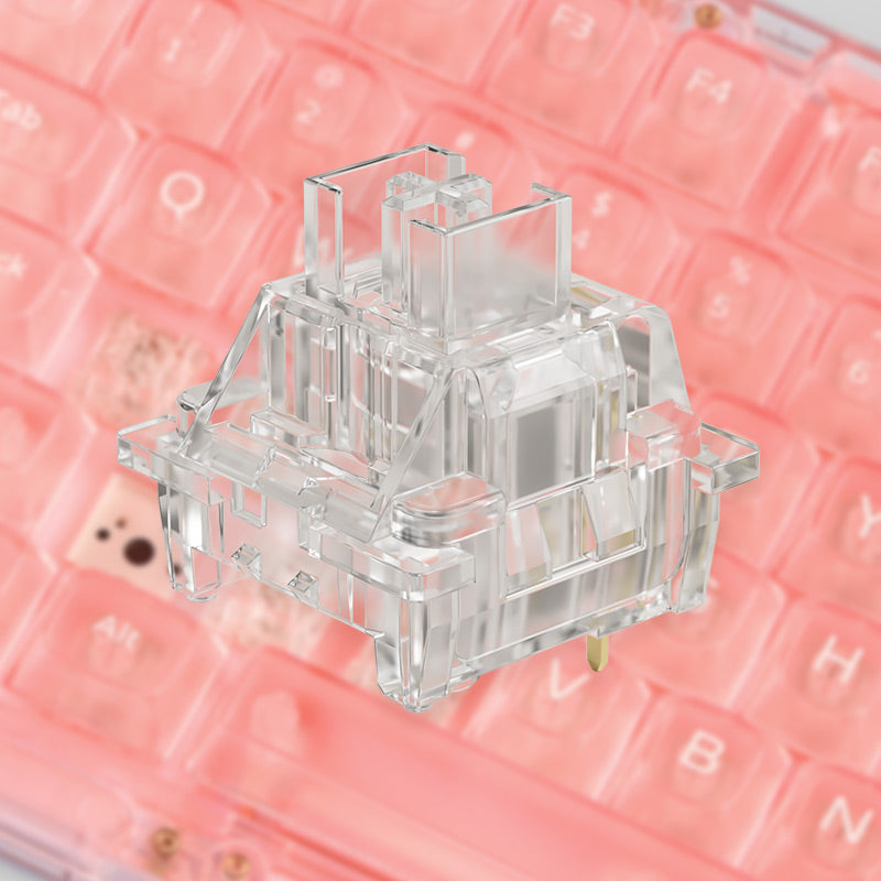 MonsGeek Ice75 Transparent Mechanical Keyboard