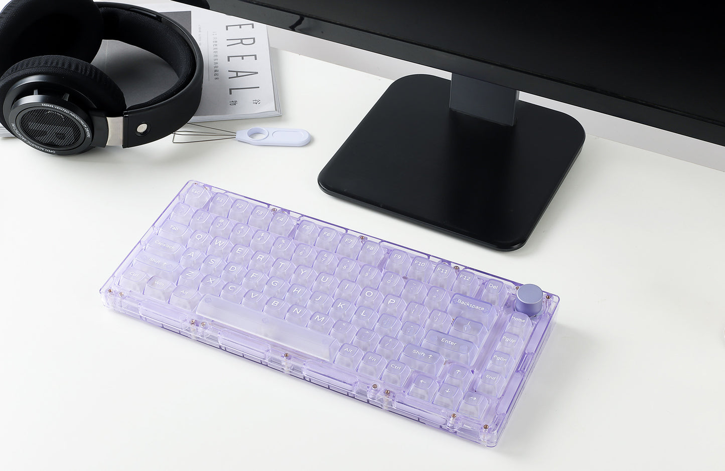 MonsGeek Ice75 Transparent Mechanical Keyboard