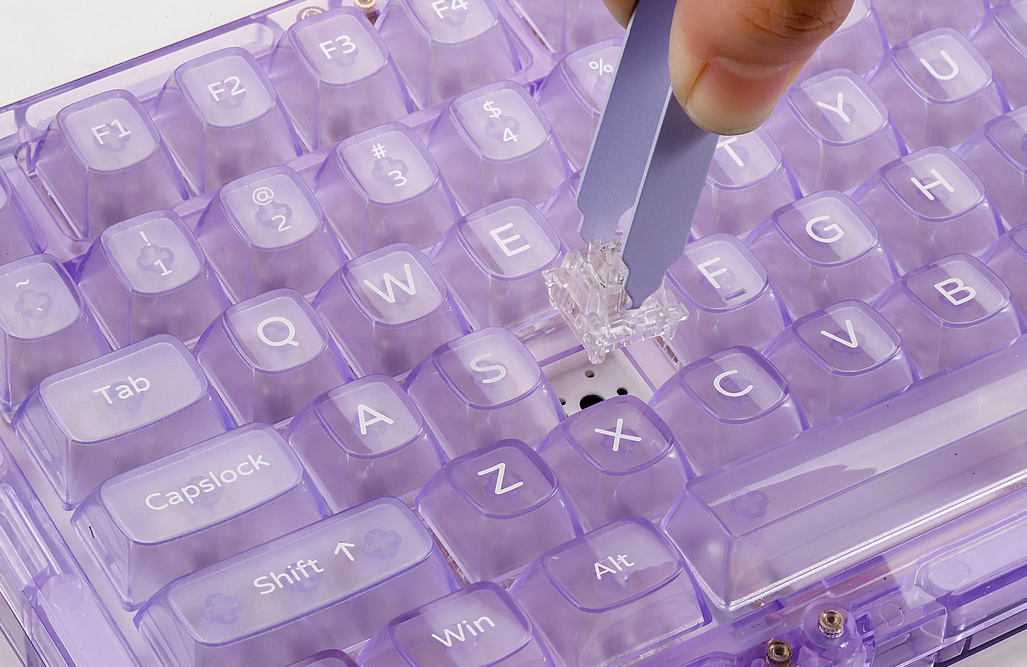 MonsGeek Ice75 Transparent Mechanical Keyboard