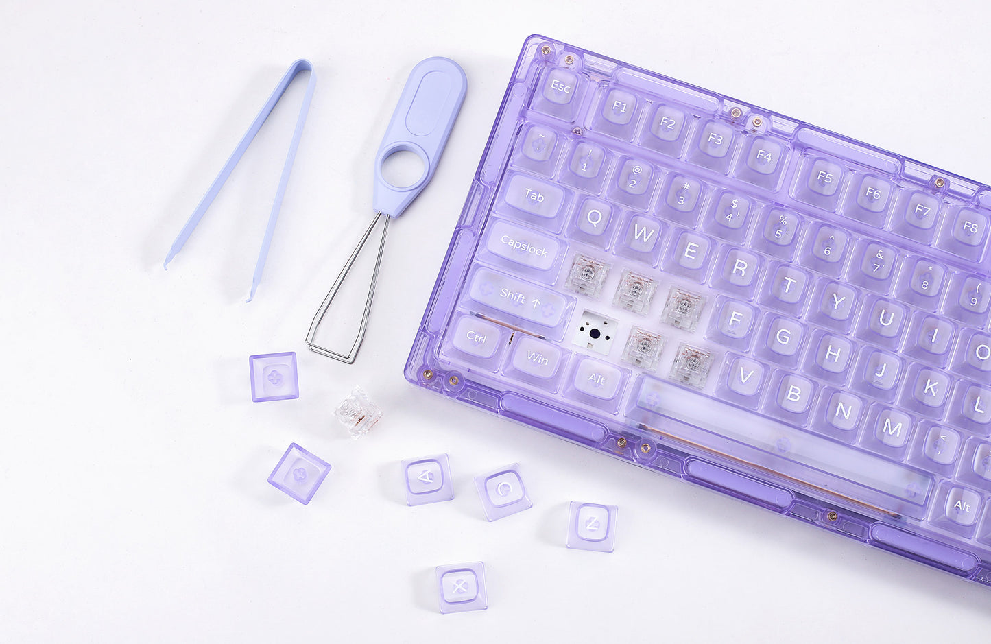 MonsGeek Ice75 Transparent Mechanical Keyboard