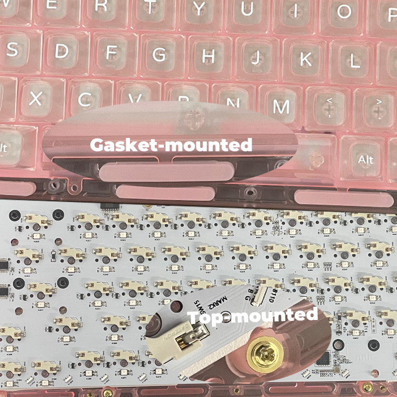 MonsGeek Ice75 Transparent Mechanical Keyboard