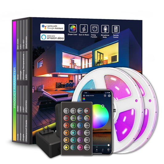 Smart V2 LED Strip WiFi, APP and Remote Control