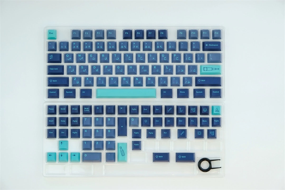 Arabian Sea Keycaps Cherry Profile PBT Keycaps