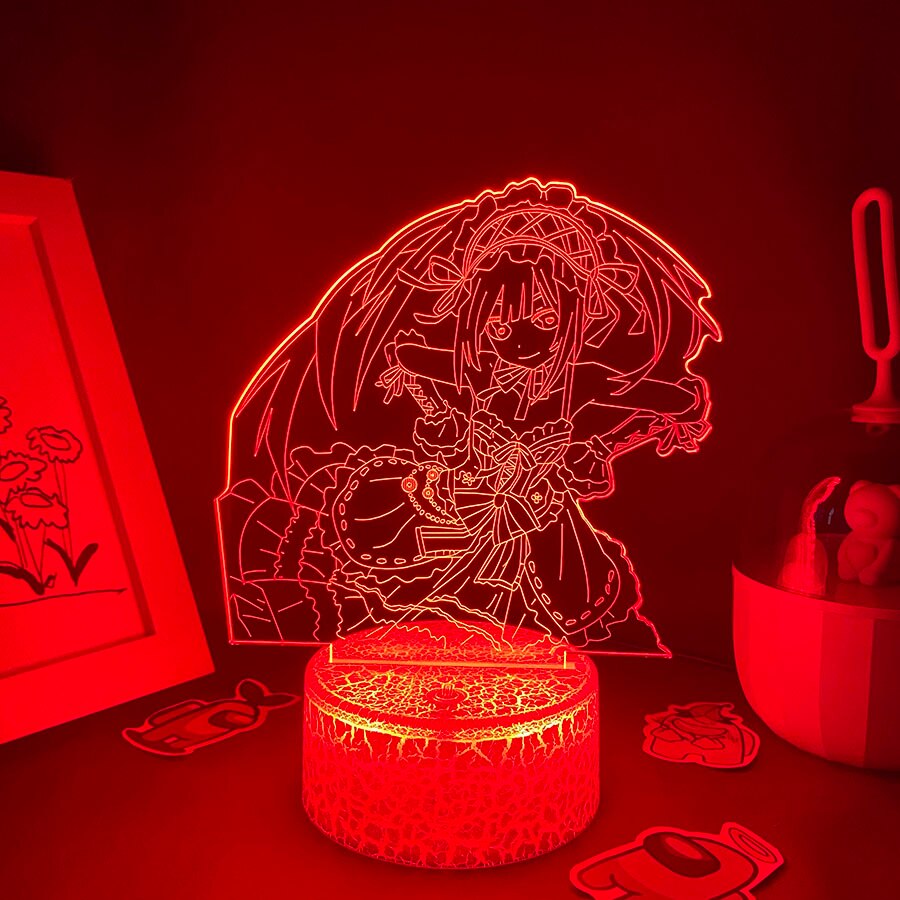 Date A Live Figure Tokisaki Kurumi 3D Night Lights