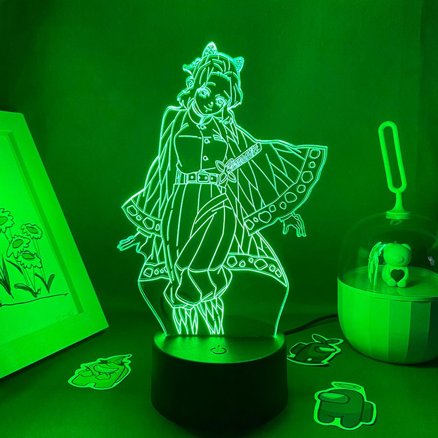 Demon Slayer Figure Shinobu Kocho 3D Night Light