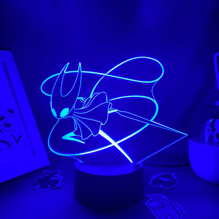 Hollow Knight Game 3D Led Neon Night Lights