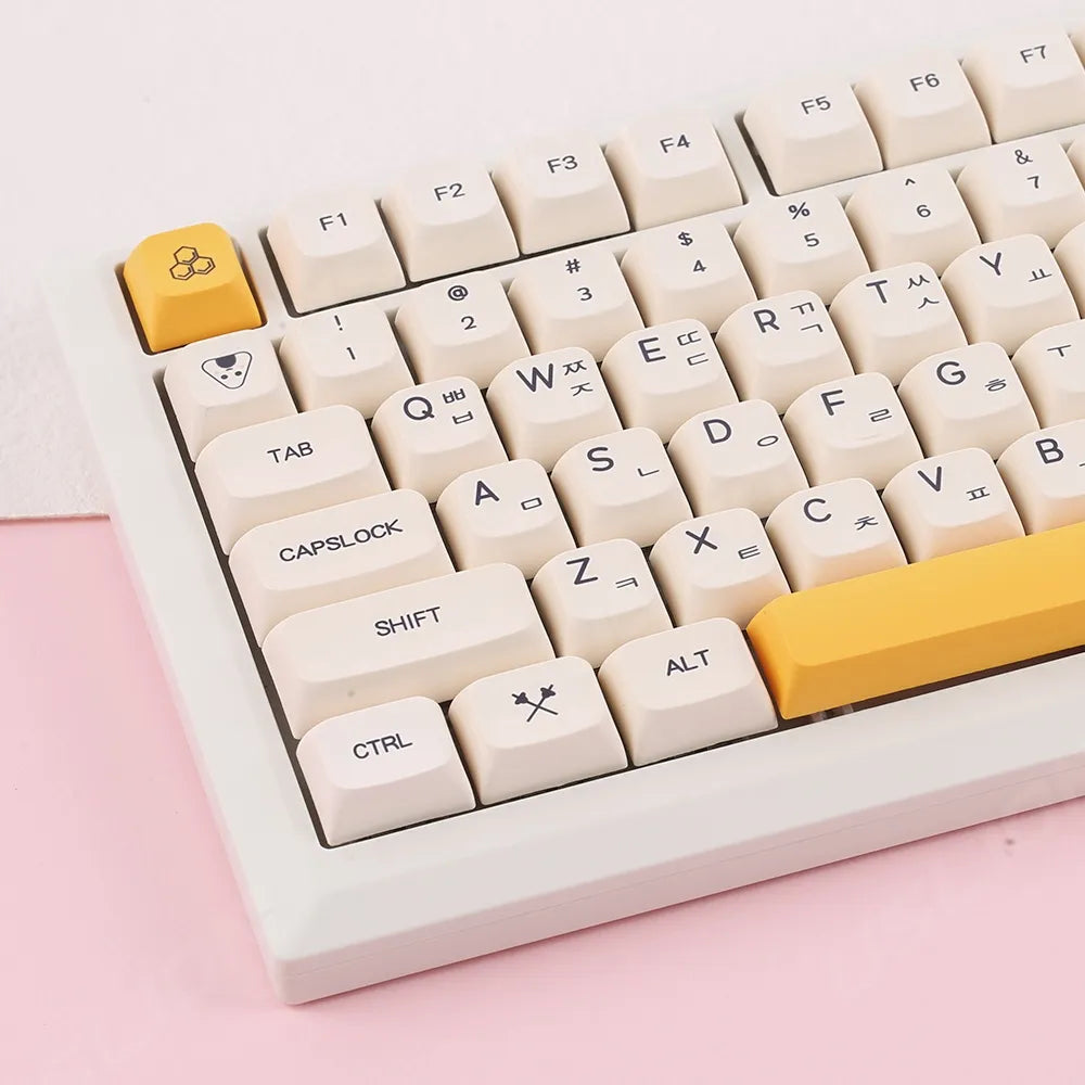 Honey Milk XDA Keycaps PBT