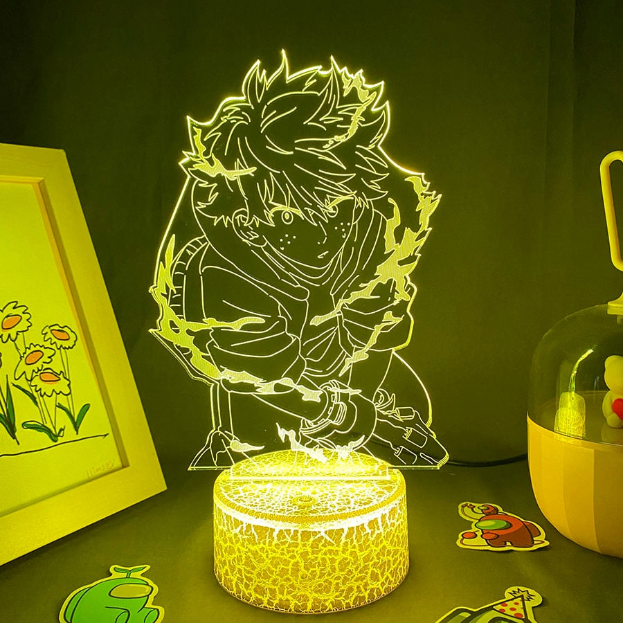 Izuku Midoriya Deku 3D Led Night Lights