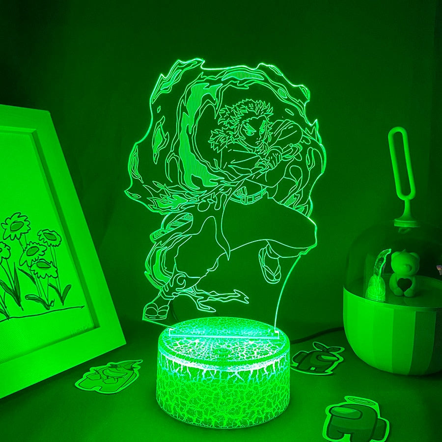 Demon Slayer Kyojuro Rengoku 3D Night Light