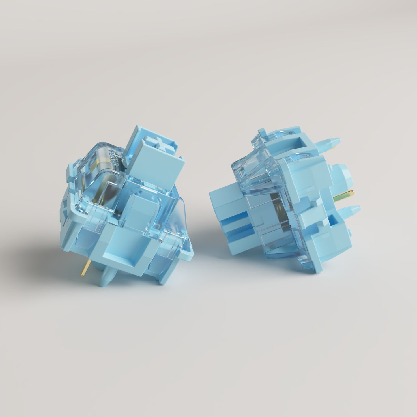 Akko V3/V3 Pro Cream Blue Switch 3 Pin 38gf Tactile Switch With Dustproof Stem Compatible with MX Mechanical Keyboard