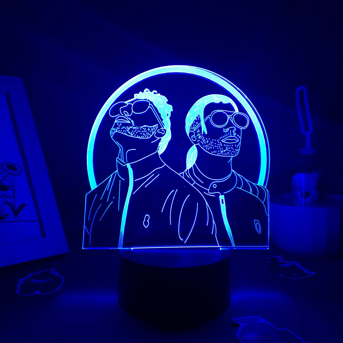 French Rap Group PNL 3D LED Night Light