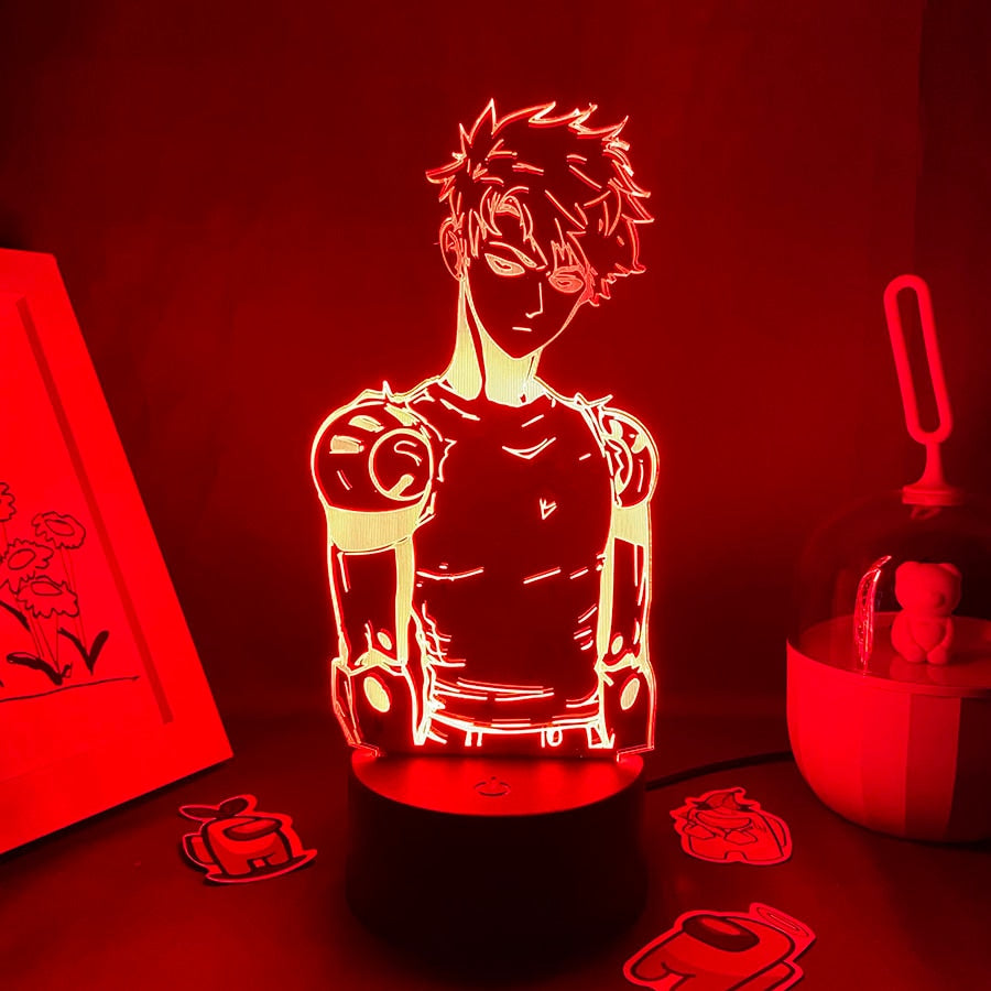 One Punch Man Genos 3D Led Night Light