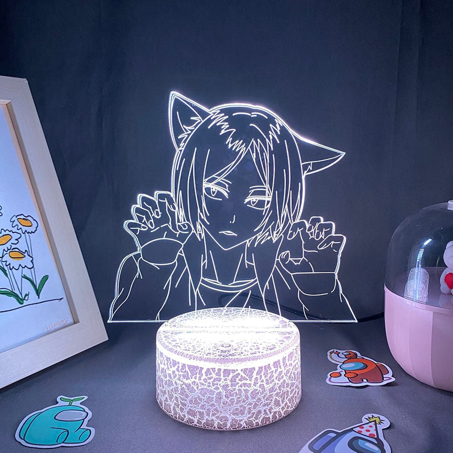 Haikyuu Figure Kenma Kozume Led Night Light