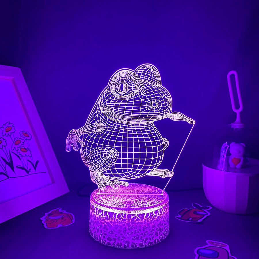 Cute Frog 3D LED Neon Night Lights