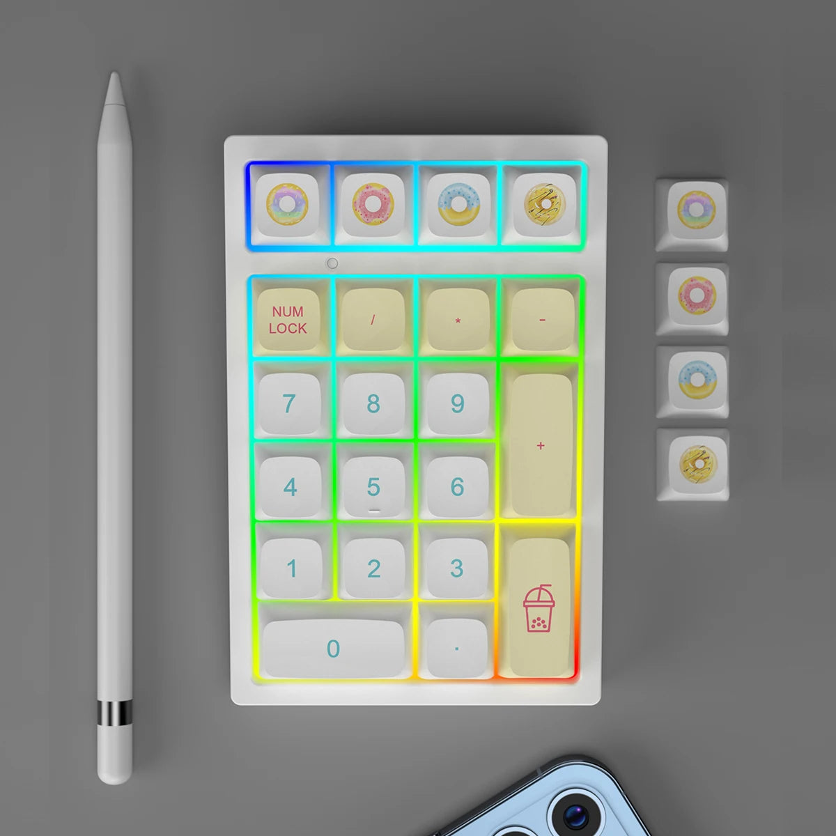 YUNZII 27 Macaron Hot Swappable Wireless Mechanical Numpad