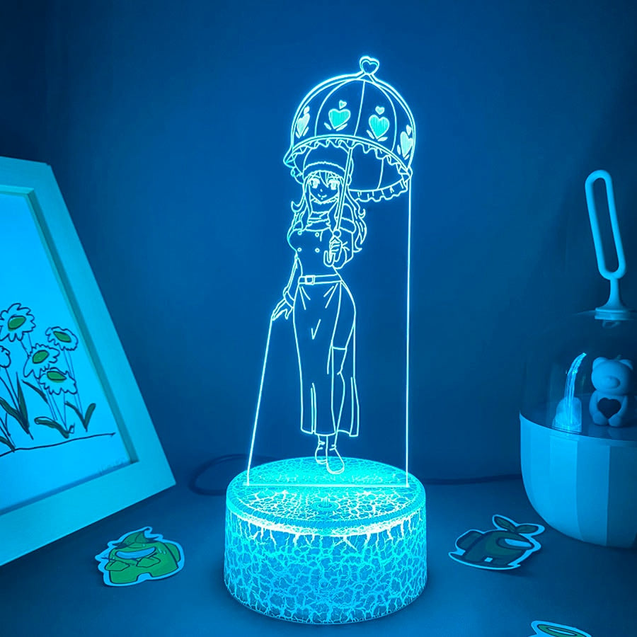 Fairy Tail Figure Juvia Lockser 3D Night Lights