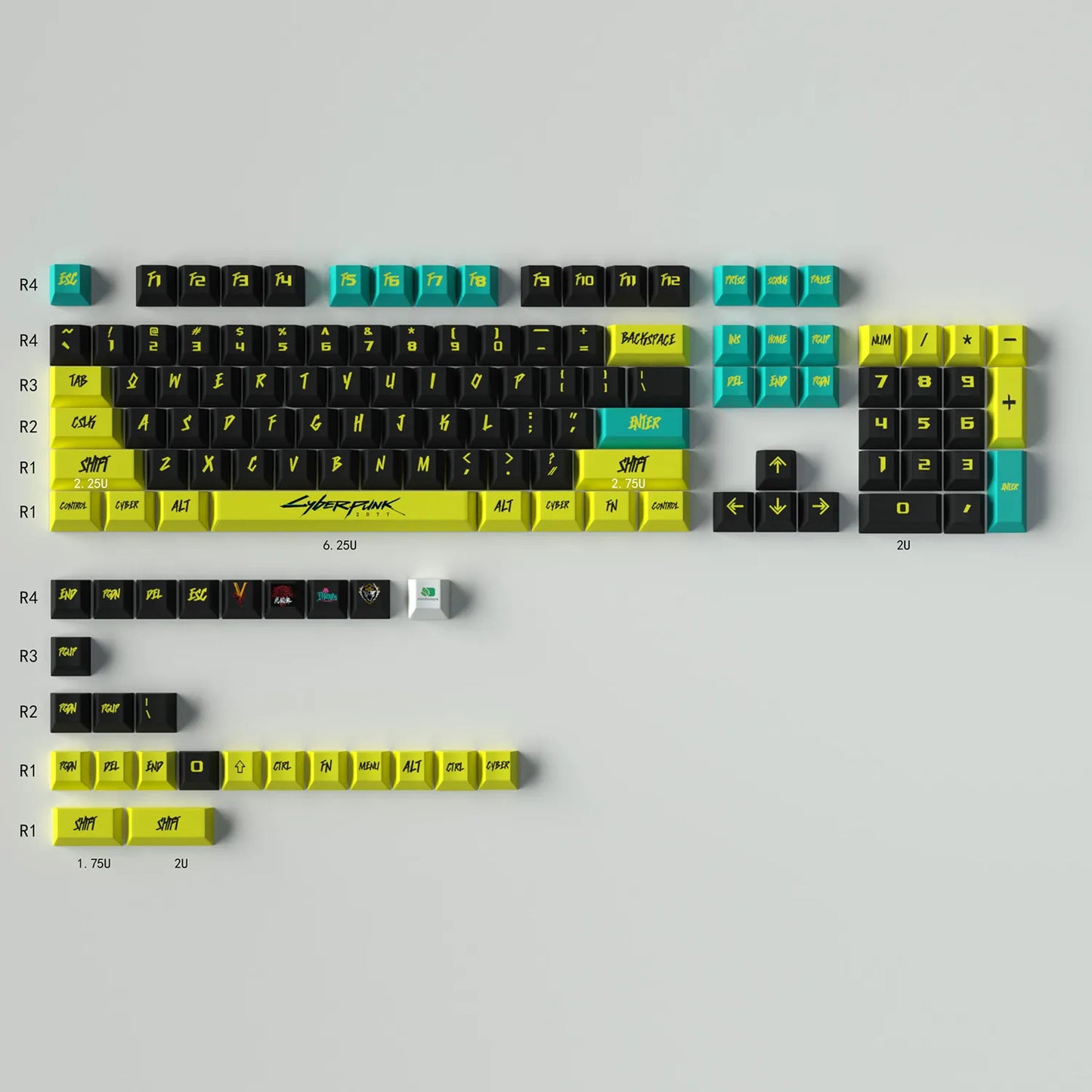 Cyberpunk PBT Keycap