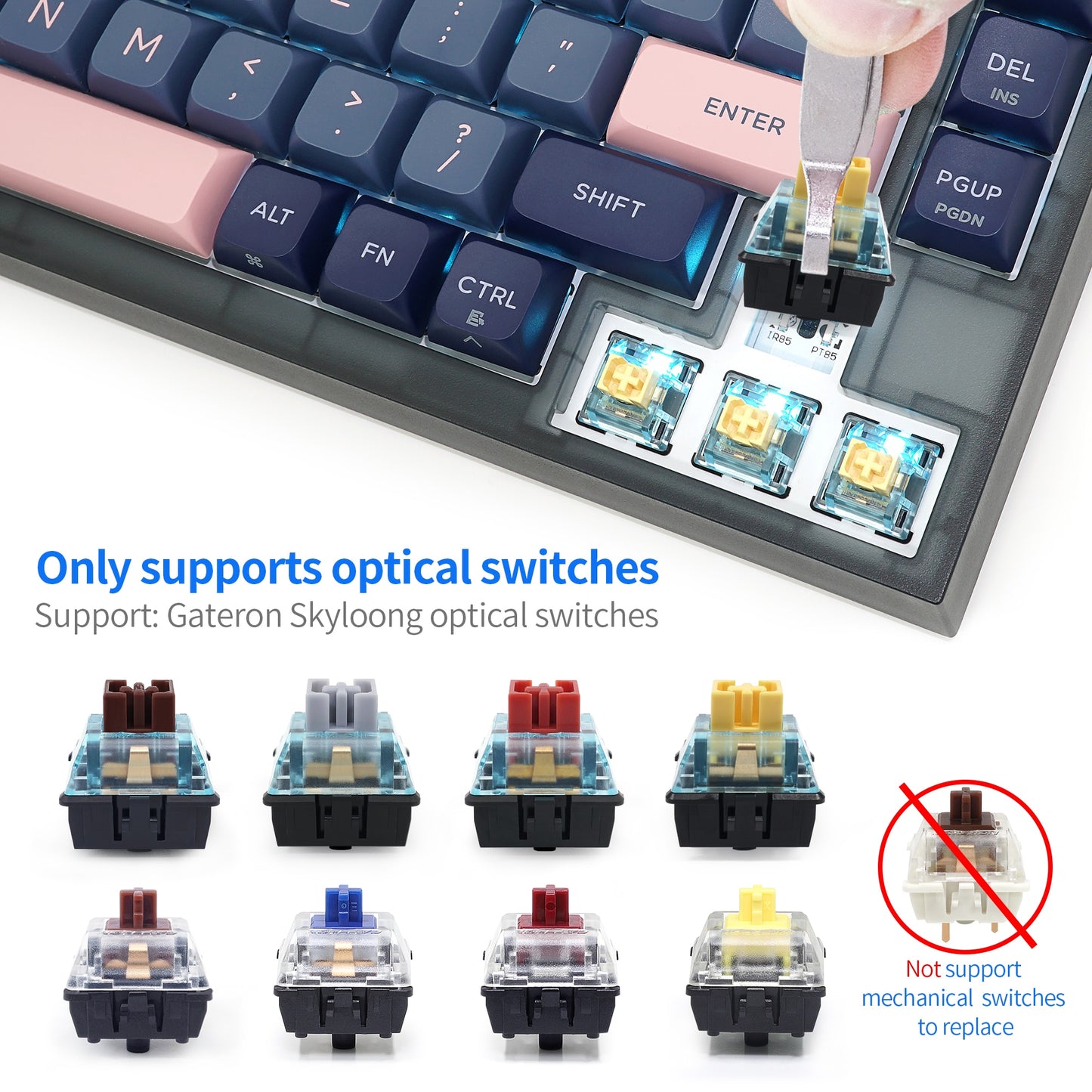 SKYLOONG GK75 RGB Mechanical Keyboard Optical