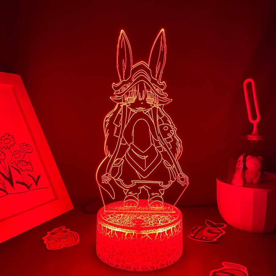 Made in Abyss Figure Nanachi 3D Night Lights