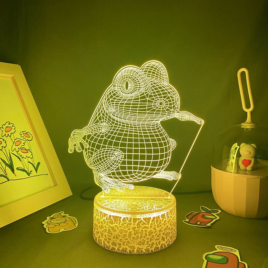 Cute Frog 3D LED Neon Night Lights