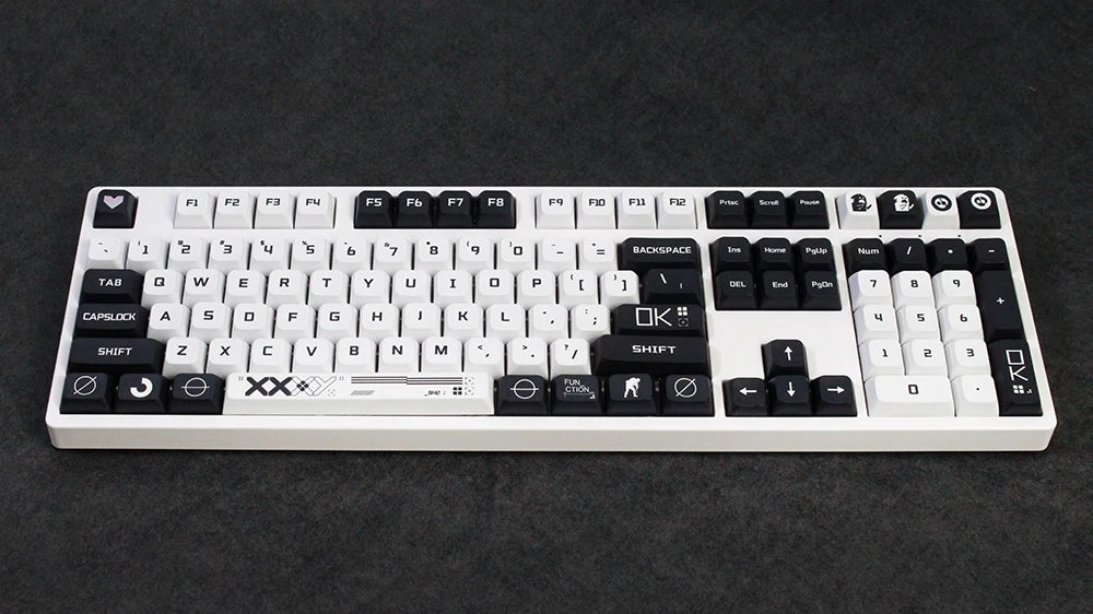 CSGO B&W XDA Keycaps