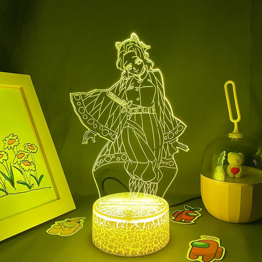 Demon Slayer Figure Shinobu Kocho 3D Night Light