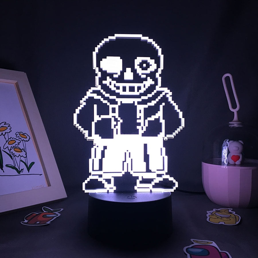 مصباح لعبة Undertale Sans Love