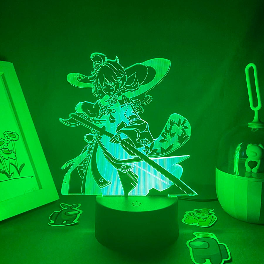 Genshin Impact Kaedehara Kazuha 3D LED Night Lights