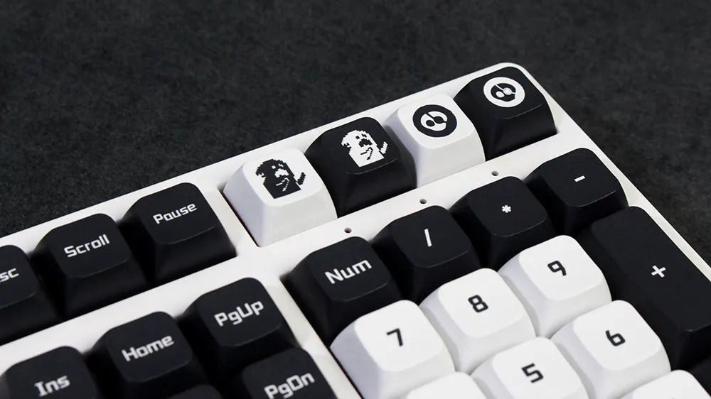 CSGO B&W XDA Keycaps