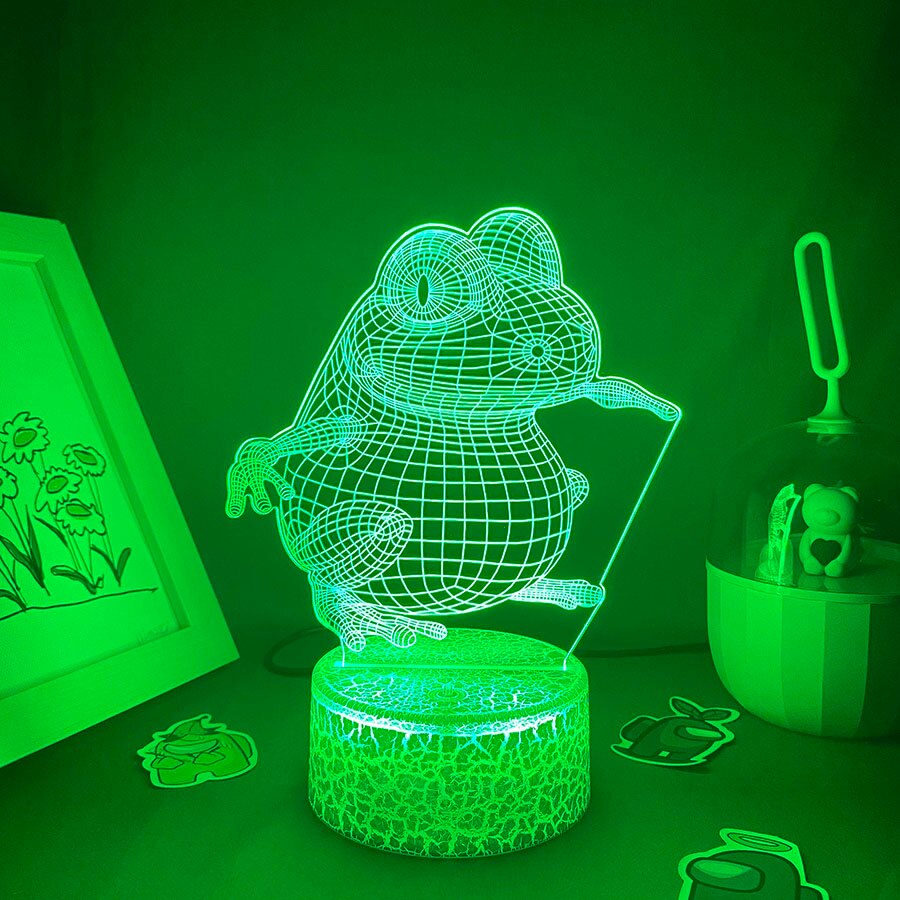 Cute Frog 3D LED Neon Night Lights