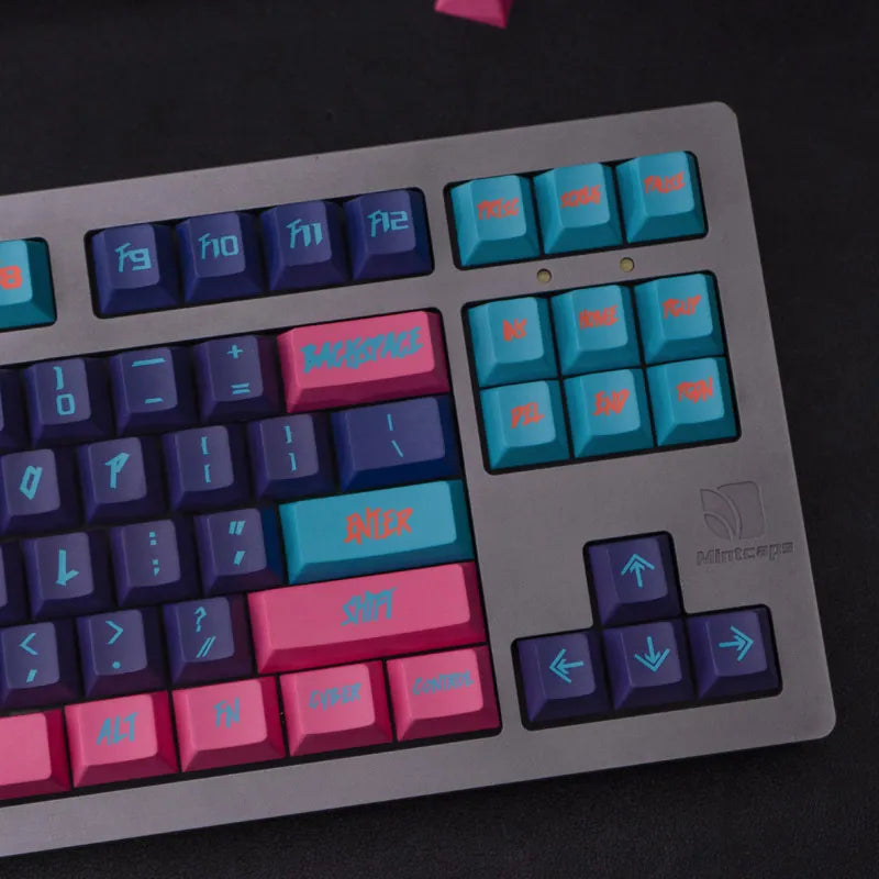 غطاء مفاتيح Cyberpunk PBT