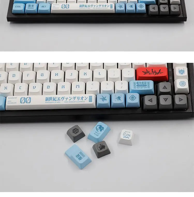 E-evangelion V-eva A-genesis Keycaps