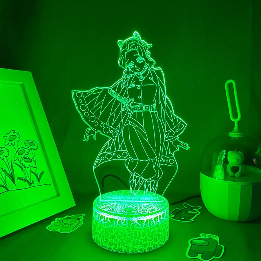 Demon Slayer Figure Shinobu Kocho 3D Night Light