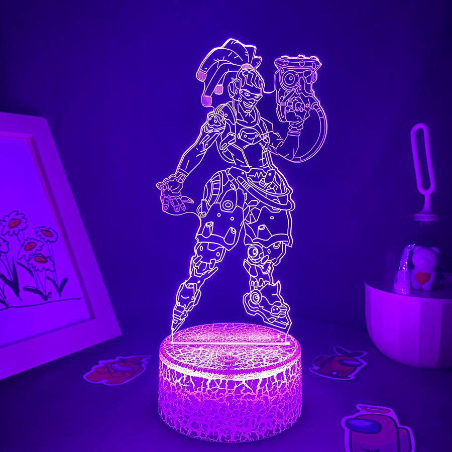 Overwatches OW Game Figure Lucio Night Lights