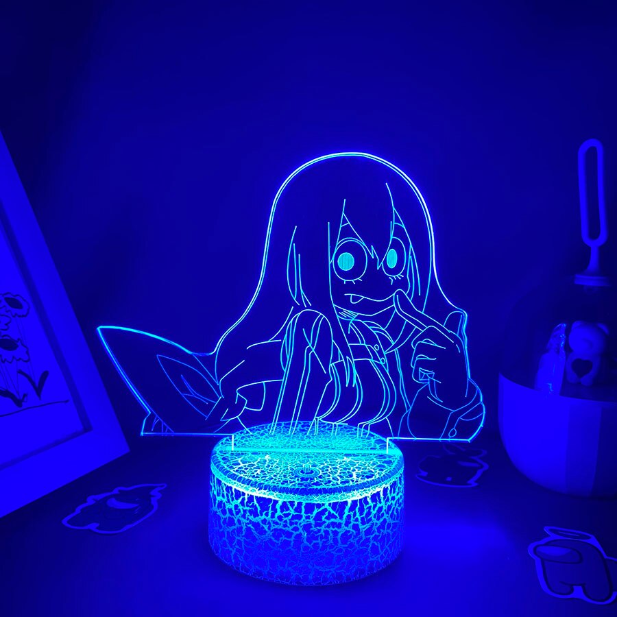 My Hero Academia Tsuyu Asui 3D Night Lights