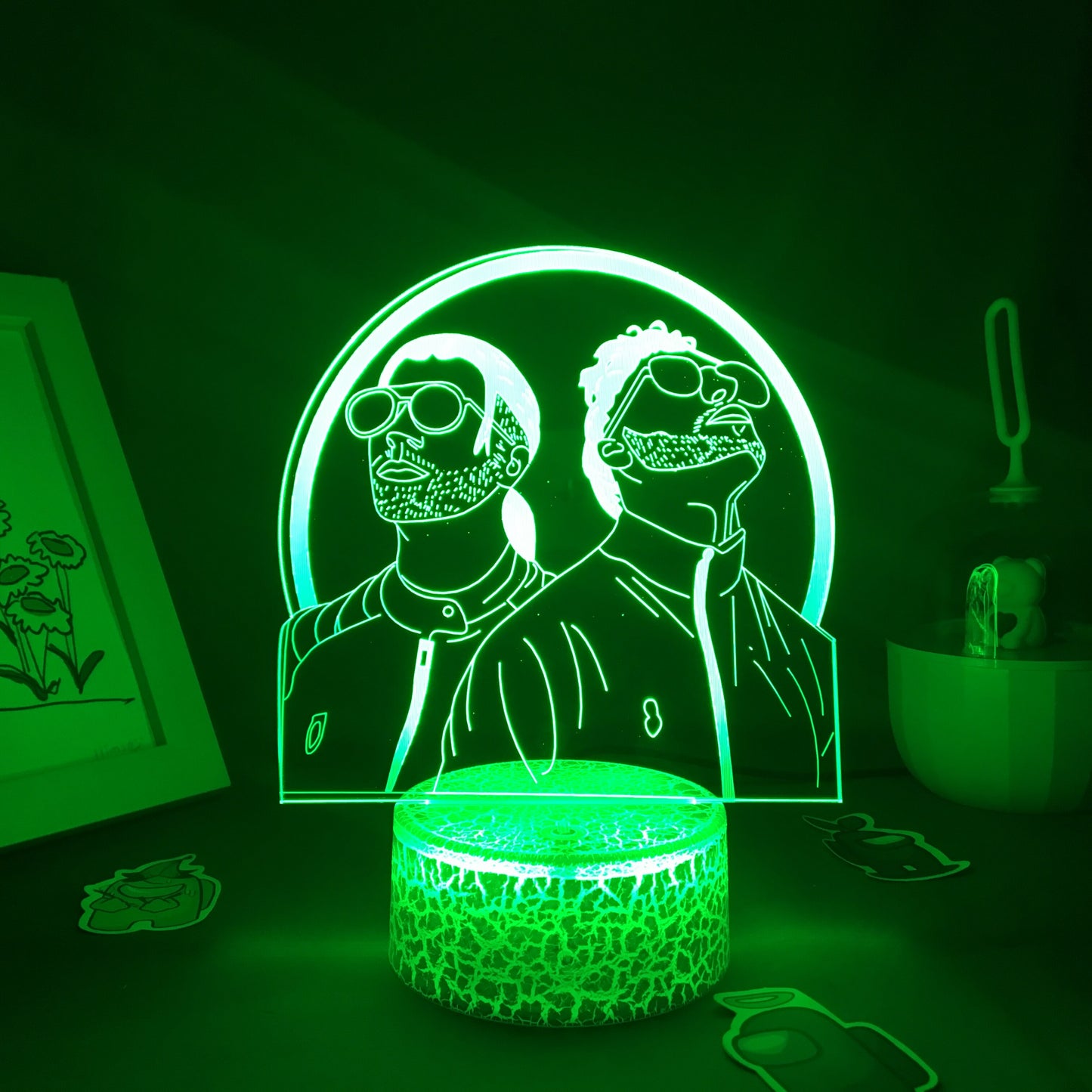 French Rap Group PNL 3D LED Night Light