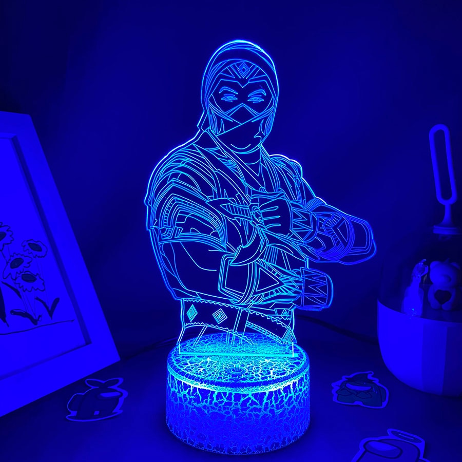 Hot Game Mortal Kombat Sub-zero 3D Nightlights