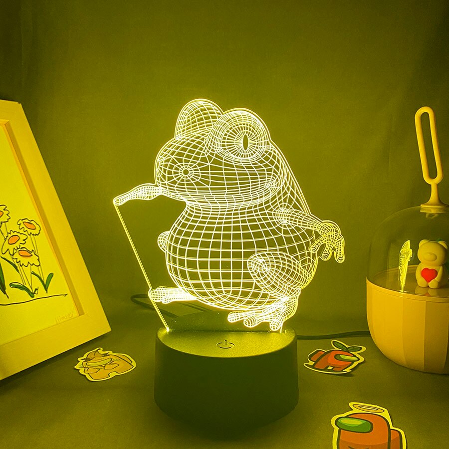 Cute Frog 3D LED Neon Night Lights